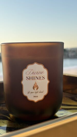 DivineShines Amber Candle