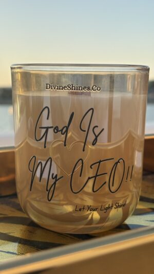 God ls My CEO Candle