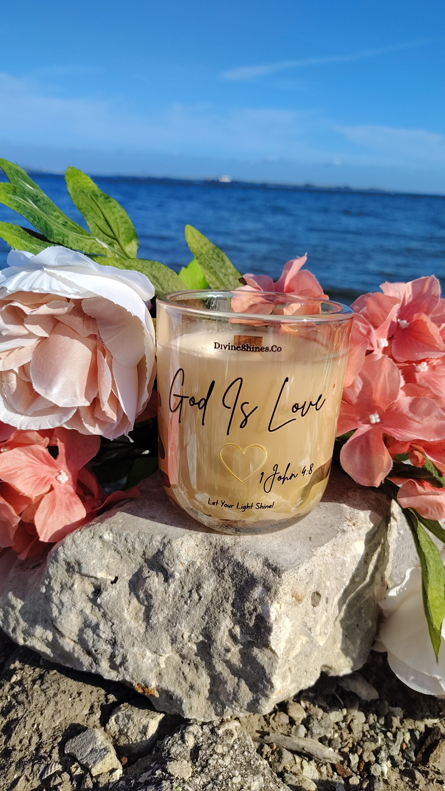 God Is Love Candle:  Unconditional Love & Peace