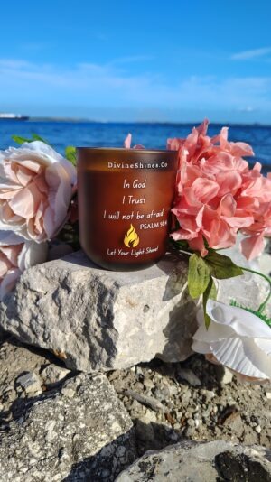 Trust In God Candle: Faith & Strength