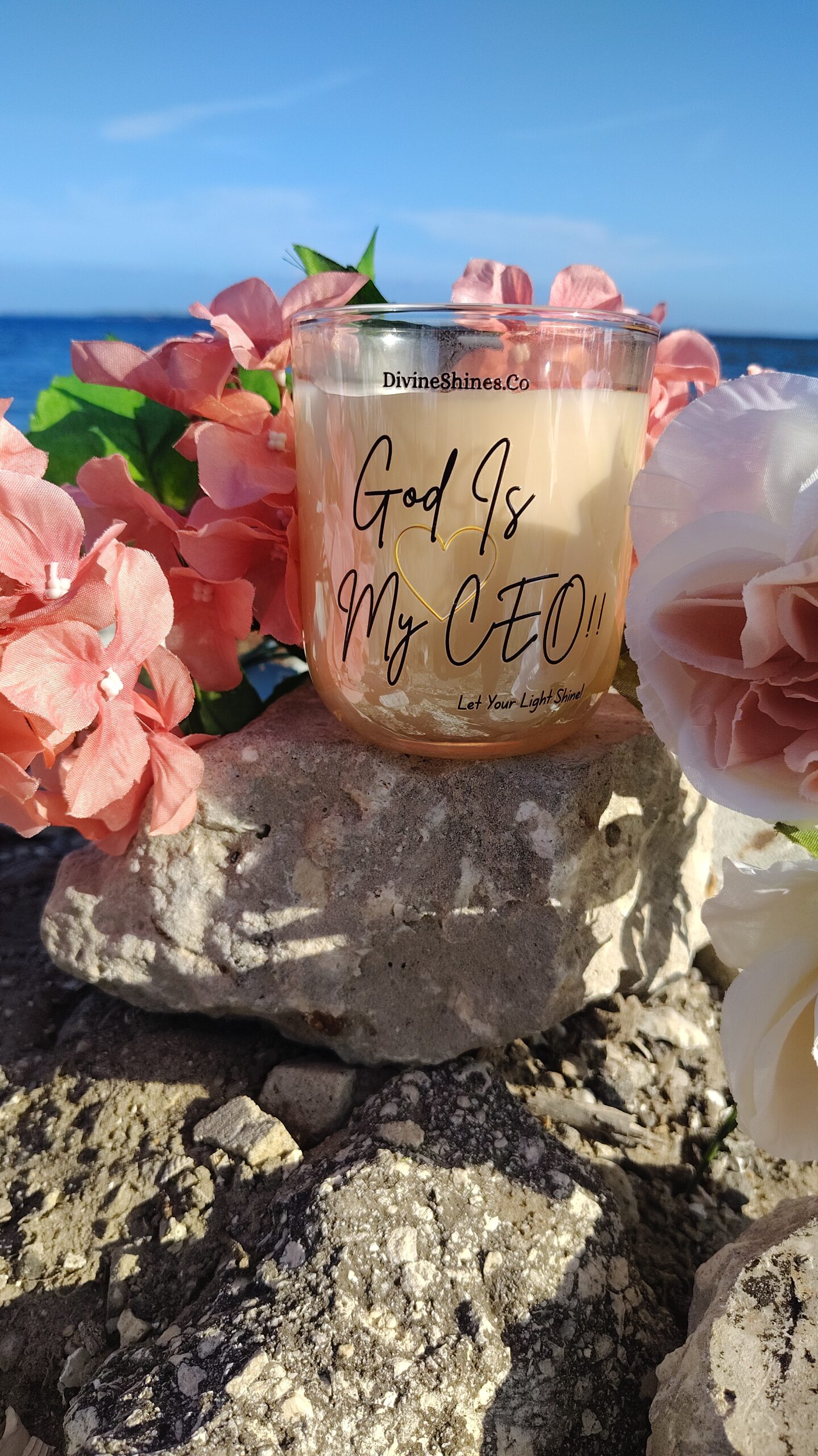 God Is My CEO Candle: Executive Grace & Confidence