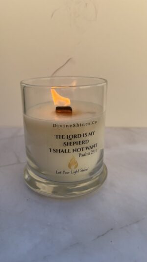 The Lord is my Shepherd Candle
